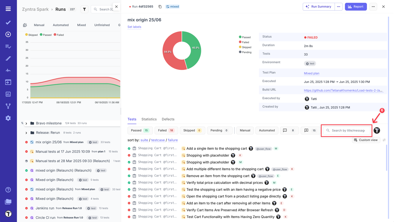 Testomat.io - RunReport